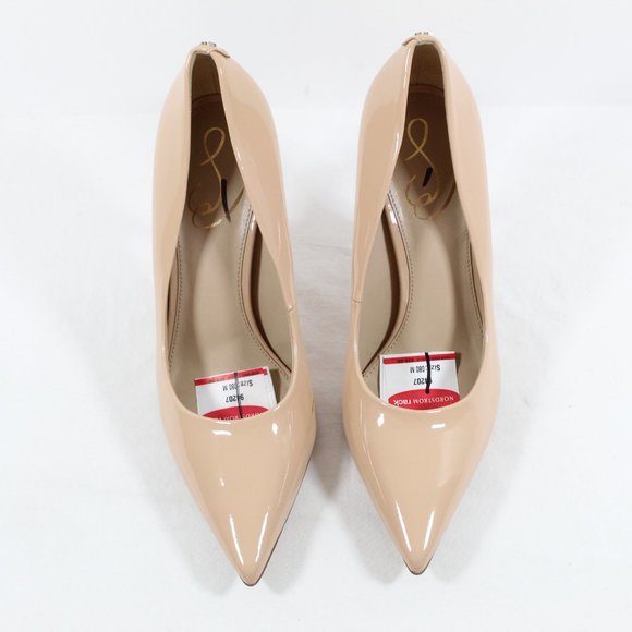 Sam Edelman Antonia Pointed Toe Pump - Beige Blush 8M - Picture 3 of 6